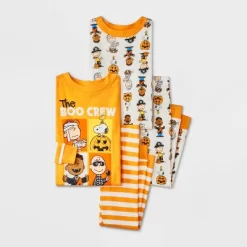 Toddler 4pc Peanuts Cotton Long Sleeve Halloween Pajama Set - Orange/White -Target GUEST 2e5b1bb6 b2c6 46c3 8c50 7fc3a9e6ace5