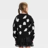 Girls' Long Sleeve Halloween Cardigan Sweater - Cat & Jack™ Black -Target GUEST 2e81066c 69da 49c5 9345 ccae11ca8089