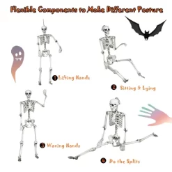 Costway Halloween Skeleton Life Size Realistic Full Body Hanging With Movable Joints -Target GUEST 30b33224 0fd9 4e81 90c3 bc8822fe24e6