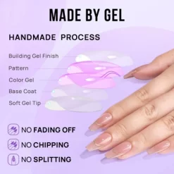 BTArtbox Press-On Nails - Gilded French - M Coffin - 30ct -Target GUEST 30e6042c 3807 4388 9113 2283672534cb