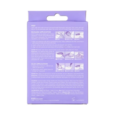 KISS Products Fake Nails - Lovely Bubbly - 34ct 8 KISS Products Fake Nails - Lovely Bubbly - 34ct - Image 6