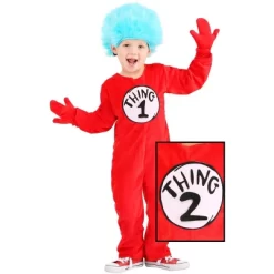 HalloweenCostumes.com Kids Dr. Seuss Thing 1 & Thing 2 Deluxe Halloween Costume For Toddlers 15 HalloweenCostumes.com Kids Dr. Seuss Thing 1 & Thing 2 Deluxe Halloween Costume For Toddlers -Target GUEST 32ba7aae 9dd1 40c8 aea2 b29963496256