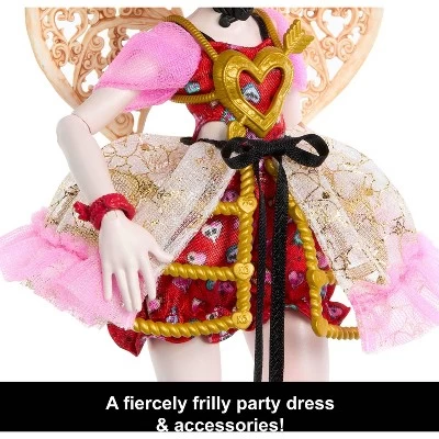 Monster High Scary Sweet Birthday Cupid Asteria Doll In Party Dress With Balloon & Gift 4 Monster High Scary Sweet Birthday Cupid Asteria Doll In Party Dress With Balloon & Gift - Image 2