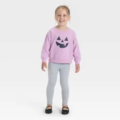 Toddler Girls' Halloween French Terry Pullover - Cat & Jack™ Lavender -Target GUEST 3400f8eb fb7c 4ff5 b27f c472845ba492