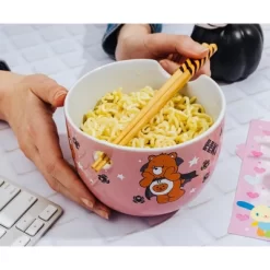 Silver Buffalo Care Bears Trick-or-Sweet Bear 20-Ounce Ceramic Ramen Bowl With Chopsticks -Target GUEST 3434fa6d 45e0 4fb2 8b1c 2e30276edb99