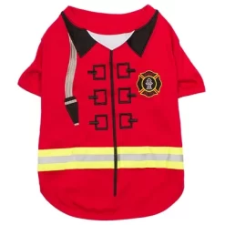 Parisian Pet 'Fire-Barker' Halloween Costume For Dogs & Cats – Firefighter Dog Costume, Pet Halloween Outfit, Red And Yellow -Target GUEST 37d704b7 58d7 4bbe 9d61 c29e16b6c0d1