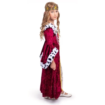Dress Up America Queen Costume For Toddler Girls - Toddler 4 4 Dress Up America Queen Costume For Toddler Girls - Toddler 4 - Image 2