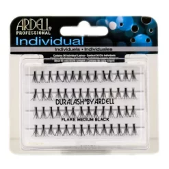 Ardell Professional Individual Duralash Lashes - Flares - Medium Black #65097 - (Pack Of 3)