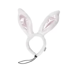 Midlee White Bunny Ears For Dogs With Tail