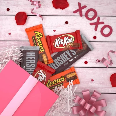 Hershey's 12/24 Pack Kit Kat, Reese's Peanut Butter Cup, Hershey's Milk Chocolate Full Size Individually Wrapped Candy Bars Bulk Assortment 5 Hershey's 12/24 Pack Kit Kat, Reese's Peanut Butter Cup, Hershey's Milk Chocolate Full Size Individually Wrapped Candy Bars Bulk Assortment - Image 3