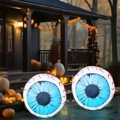 Joyfy 2 Packs Halloween Inflatables Outdoor Decorations, 3 FT Huge Eyeballs Inflatable For Halloween Party Indoor Outdoor Garden Lawn Yard Decoration -Target GUEST 40814b12 66cb 44d6 a133 b53e3bfa2041