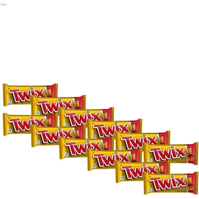 Twix 12/16/24 Pack Full Size Caramel Chocolate Cookie Candy Bar 1.79oz Each Bulk Packaging 3 Twix 12/16/24 Pack Full Size Caramel Chocolate Cookie Candy Bar 1.79oz Each Bulk Packaging