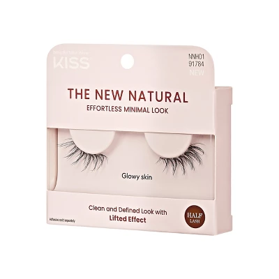 KISS Products The New Natural False Eyelashes With Lash Glue Half Strip 5 KISS Products The New Natural False Eyelashes With Lash Glue Half Strip - Image 3