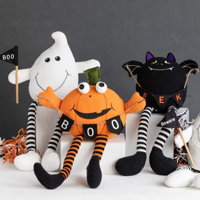 Transpac Plush Spooky Character Sitter Set Of 4 Halloween Figurines Colorful Indoor Decor For Tabletop And Mantel 3 Transpac Plush Spooky Character Sitter Set Of 4 Halloween Figurines Colorful Indoor Decor For Tabletop And Mantel