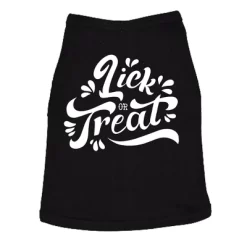 Dog Shirt Lick Or Treat Funny Halloween Trick Or Treat Tee For Family Pet - Crazy Dog Dog Shirt For Halloween Season -Target GUEST 433d160d dc82 4f68 8f4d 3d85263c4719