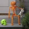 36" Poseable Pumpkin Head Skeleton Halloween Decorative Prop Orange - Hyde And EEK! Boutique™ -Target GUEST 43420eef f074 4209 b4f8 1745c626b1e7