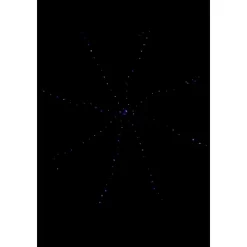 HalloweenCostumes.com One Size Fits Most Purple Light-Up Spider Web Decoration, Glowing Halloween Web Decor, Purple/White