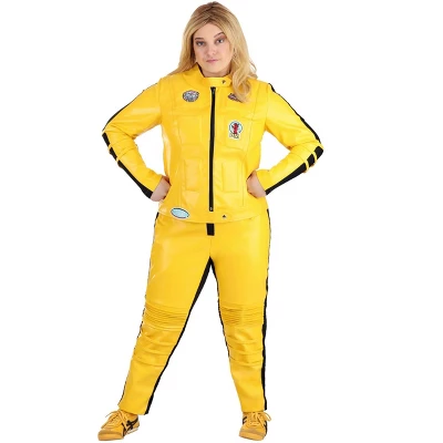 HalloweenCostumes.com Women's Kill Bill Beatrix Kiddo Motorcycle Suit Halloween Costume | Kill Bill Costumes 7 HalloweenCostumes.com Women's Kill Bill Beatrix Kiddo Motorcycle Suit Halloween Costume | Kill Bill Costumes - Image 5