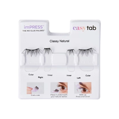 KISS Products ImPRESS Easy Tab Press On Self Adhesive Eyelashes - Classy Natural - 20ct 8 KISS Products ImPRESS Easy Tab Press On Self Adhesive Eyelashes - Classy Natural - 20ct - Image 6