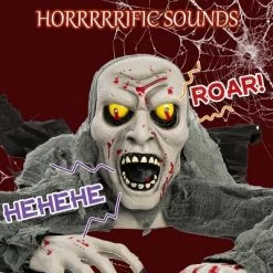Joyfy Halloween Outdoor Decoration Light-Up Zombie Groundbreaker With Sound, Halloween Decorations For Graveyard Haunted House Lawn Yard Party Decor -Target GUEST 47633e4c 1abb 4927 bd34 44261c786ea6