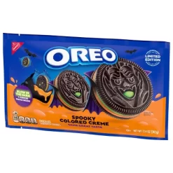 Oreo Halloween Green And Orange Creme Chocolate Sandwich Cookies - 7.14oz/14ct -Target GUEST 491d8aa5 a92f 4494 8c68 9cecd3994584