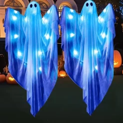 Joyfy 47” Halloween Hanging Ghost Outdoor Decoration, Flying Ghosts With Warm LED Light Party Decor Prop For Front Yard Patio Garden 2 Pack -Target GUEST 4b3b038a 6d7f 4c18 9f49 b98ae84d644d