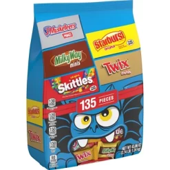 Mars - Skittles, Twix, Starburst, Milky Way & 3 Musketeers Chocolate And Fruity Trick Or Treat Halloween Candy Variety Bag - 43.86oz/135ct -Target GUEST 4c48bc2c 1b51 45ee 9ce5 a097f3e8789f