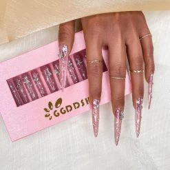Vynxaria Pink Versatile Press-On Nails For Any Outfit Size M -Target GUEST 4e187bb0 4ef9 4e93 bd66 f2b2cf719c8b