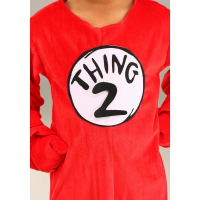 HalloweenCostumes.com Kids Dr. Seuss Thing 1 & Thing 2 Deluxe Halloween Costume For Toddlers 8 HalloweenCostumes.com Kids Dr. Seuss Thing 1 & Thing 2 Deluxe Halloween Costume For Toddlers - Image 6