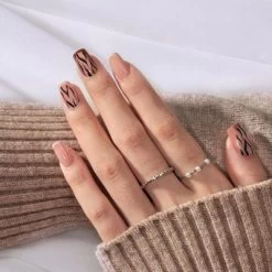 BTArtboxnails XCOATTIP® Press-On Nails - Brown Pastel French - Almond Nails, Square Nails, Coffin Nails -160ct -Target GUEST 5140baf6 cd69 4019 af93 96aad94cebd0