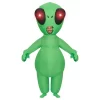 Joyfy Adults Inflatable Halloween Costumes With Light Up Eyes, Full Body Alien Blow Up Costumes Halloween Costume Cosplay Alien
