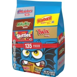 Mars - Skittles, Twix, Starburst, Milky Way & 3 Musketeers Chocolate And Fruity Trick Or Treat Halloween Candy Variety Bag - 43.86oz/135ct -Target GUEST 53402ff9 b933 4bf9 baf3 9c86ce179049