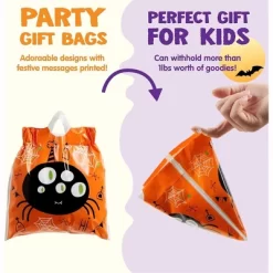 Joyfy 108 PCS Mini Halloween Drawstring Candy Bag, Party Favors Supplies, Goodie Trick Or Treat Bag With 9 Character Designs For Kids Classroom Gifts -Target GUEST 53c26a1f 933b 4323 acb1 c644b3307899