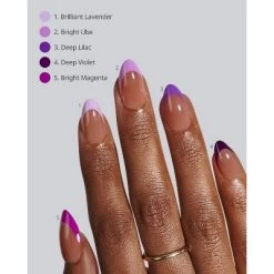 BTArtboxnails XCOATTIP® Press-On Nails - Purple Pastel French - Short Almond -160ct -Target GUEST 54f608a7 f59a 4087 a2c2 57862579c6b0
