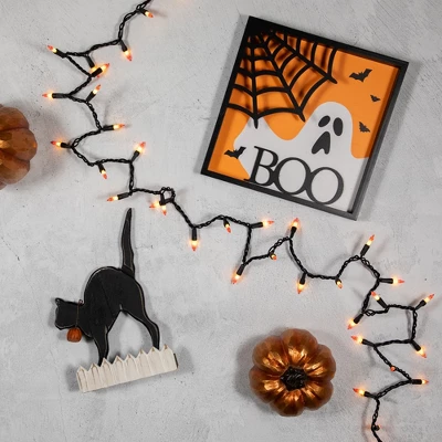 Northlight Candy Corn Mini Halloween Light Set Yellow And Orange 9.5' Black Wire - 50ct 3 Northlight Candy Corn Mini Halloween Light Set Yellow And Orange 9.5' Black Wire - 50ct