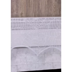 HalloweenCostumes.com One Size Fits Most White Spider Web Mantel Scarf Halloween Decoration, White
