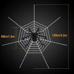 Halloween Decorations Spider Outdoor 59inch Halloween Spider Hairy Poseable Scary Spider Outdoor Yard Creepy Decor Spider Stretch Cobweb -Target GUEST 58b695eb cd86 4dd3 a154 69e6dc42746c