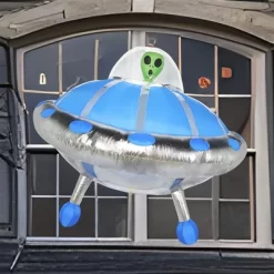 Joyfy 4.5 FT Halloween Inflatable Outdoor Decorations, Inflatable Alien UFO With Color Changing LEDs For Halloween Window Yard Garden Lawn Decoration -Target GUEST 58e330fd 6c51 47fe 93b6 1b155d4061ac