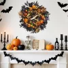 Halloween Wreath For Front Door, 20 Inch Pumpkin Wreaths With 20 LED Lights Ball Ornaments Berries, Pre Lit Halloween Decorations For Indoor Outdoor -Target GUEST 59059fd2 a5cb 479d a987 fcbf6e5c14d9