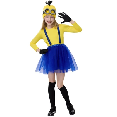 Joyfy Halloween Costume For Child Girl Cute Yellow Tutu Costume Set For Girls Halloween Dress Up Party 5 Joyfy Halloween Costume For Child Girl Cute Yellow Tutu Costume Set For Girls Halloween Dress Up Party - Image 3