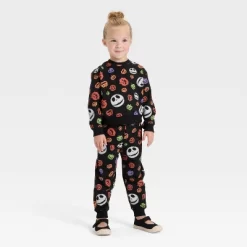 Toddler 2pc Disney Nightmare Before Christmas Halloween Fleece Sweatshirt & Pants Set - Black -Target GUEST 5df818d5 2d5a 4a45 80cf dc31a2e9be4c