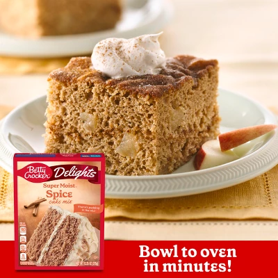 Betty Crocker Delights Spice Super Moist Cake Mix - 13.25oz 5 Betty Crocker Delights Spice Super Moist Cake Mix - 13.25oz - Image 3