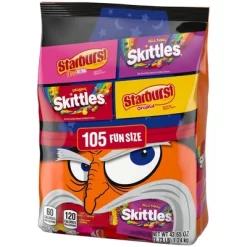 Mars - Skittles & Starburst Fun Size Chewy Halloween Candy Variety Bag Bulk - 43.65oz/105ct -Target GUEST 5edf37f0 a82c 4386 868c bbdc04d81a81
