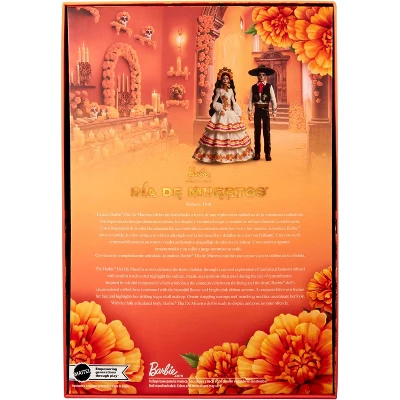 Barbie Signature Día De Muertos 2025 Collectible Doll In Ruffled Cream Gown 7 Barbie Signature Día De Muertos 2025 Collectible Doll In Ruffled Cream Gown - Image 5