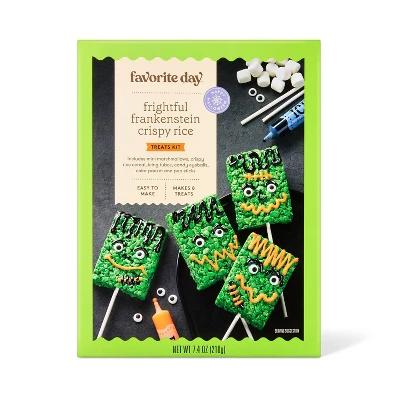 Frightful Frankenstein Crispy Rice Treats Kit - 7.4oz - Halloween - Favorite Day™ 8 Frightful Frankenstein Crispy Rice Treats Kit - 7.4oz - Halloween - Favorite Day™ - Image 6