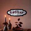 Northlight Animated Sound Activated 'Spooky' Halloween Sign - 20.5"