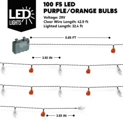 Joyfy 19.7FT 30 LEDs Halloween String Lights Decorations, Ghost Pumpkin String Light With 8 Lighting Modes For Halloween Party Indoor Outdoor Decor -Target GUEST 62d7232d 0a70 4f3c 805f 88e7098aaf1b
