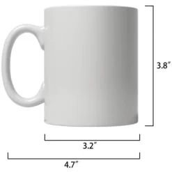 Crazy Dog Zombies Eat Brains Mug Funny Halloween Coffee Cup - 11oz