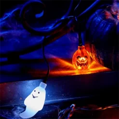 Joyfy 19.7FT 30 LEDs Halloween String Lights Decorations, Ghost Pumpkin String Light With 8 Lighting Modes For Halloween Party Indoor Outdoor Decor -Target GUEST 63b737a6 e8a3 4d51 b7bb 89e427f68a1c