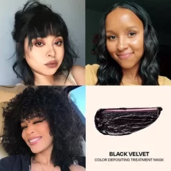 Overtone Black Velvet Hair Mask- Semi-Permanent Hair Dye & Color Conditioner- Vegan, Ammonia-Free, Deep Black For Brown & Blonde Hair -Target GUEST 656ef404 643e 4118 9bdd 47db588c0d27